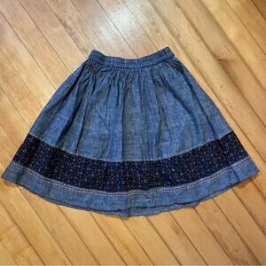 Fabindia Chambray Skirt